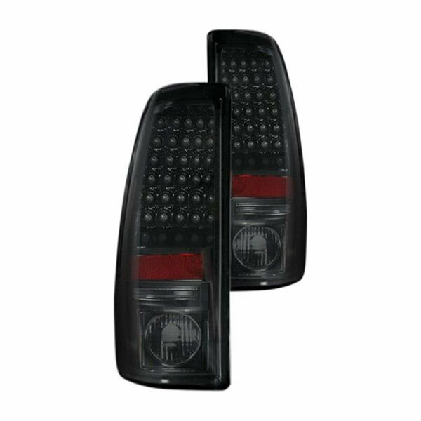 Recon Truck Accessories LED Tail Lights Smoke Lens for 1999-2006 GM Silverado & Sierra REC264173BK